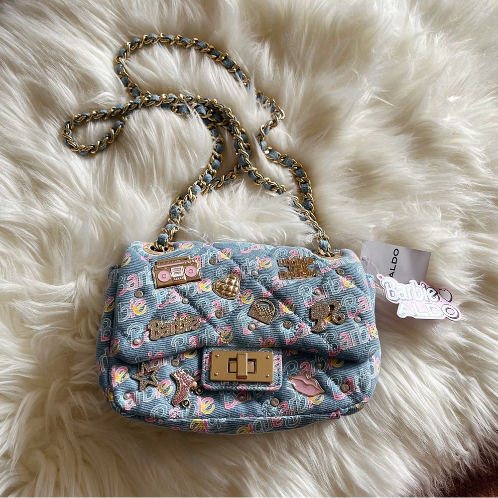 ALDO Barbie Denim Crossbody Bag π©· - Picture 2 of 6